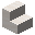 Invicon Smooth Quartz Stairs.png: Inventory sprite for Smooth Quartz Stairs in Minecraft as shown in-game linking to Smooth Quartz Stairs with description: Smooth Quartz Stairs