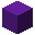 Invicon Purple Concrete.png: Inventory sprite for Purple Concrete in Minecraft as shown in-game linking to Purple Concrete with description: Purple Concrete