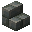 Invicon Tuff Brick Stairs.png: Inventory sprite for Tuff Brick Stairs in Minecraft as shown in-game linking to Tuff Brick Stairs with description: Tuff Brick Stairs
