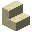 Invicon Smooth Sandstone Stairs.png: Inventory sprite for Smooth Sandstone Stairs in Minecraft as shown in-game linking to Smooth Sandstone Stairs with description: Smooth Sandstone Stairs