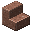Invicon Polished Granite Stairs.png: Inventory sprite for Polished Granite Stairs in Minecraft as shown in-game linking to Polished Granite Stairs with description: Polished Granite Stairs