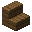 Invicon Spruce Stairs.png: Inventory sprite for Spruce Stairs in Minecraft as shown in-game linking to Spruce Stairs with description: Spruce Stairs